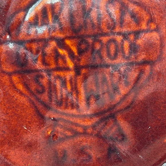 Vintage Mar-Crest Oven Proof Stoneware Bean Pot With Lid-USA - Picture 7 of 16